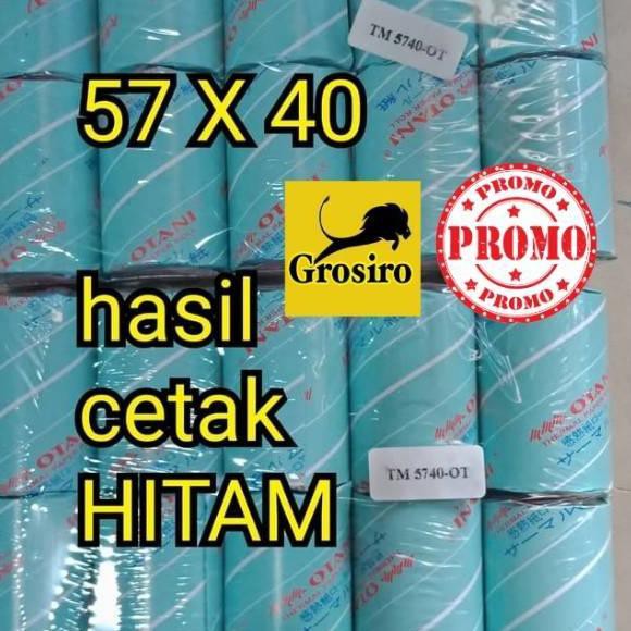 

Terlaris Diskon OTANI Kertas Struk Gojek Spots thermal 57 x 40 / 57x40 ( Harga 1 Pack isi 10 Roll )