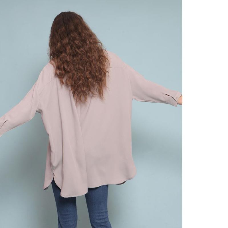 ☏ Pakaian Wanita Tessa Shirt Grey Merche ➥