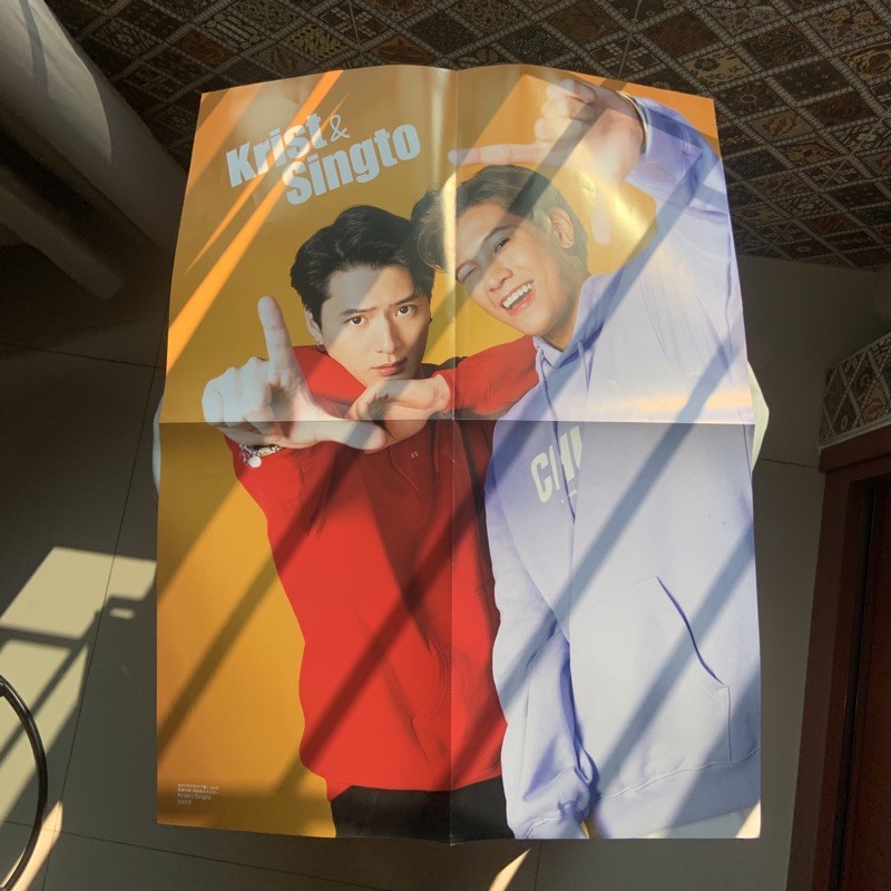 KRIST SINGTO POSTER GMMTV EXHIBITION JEPANG