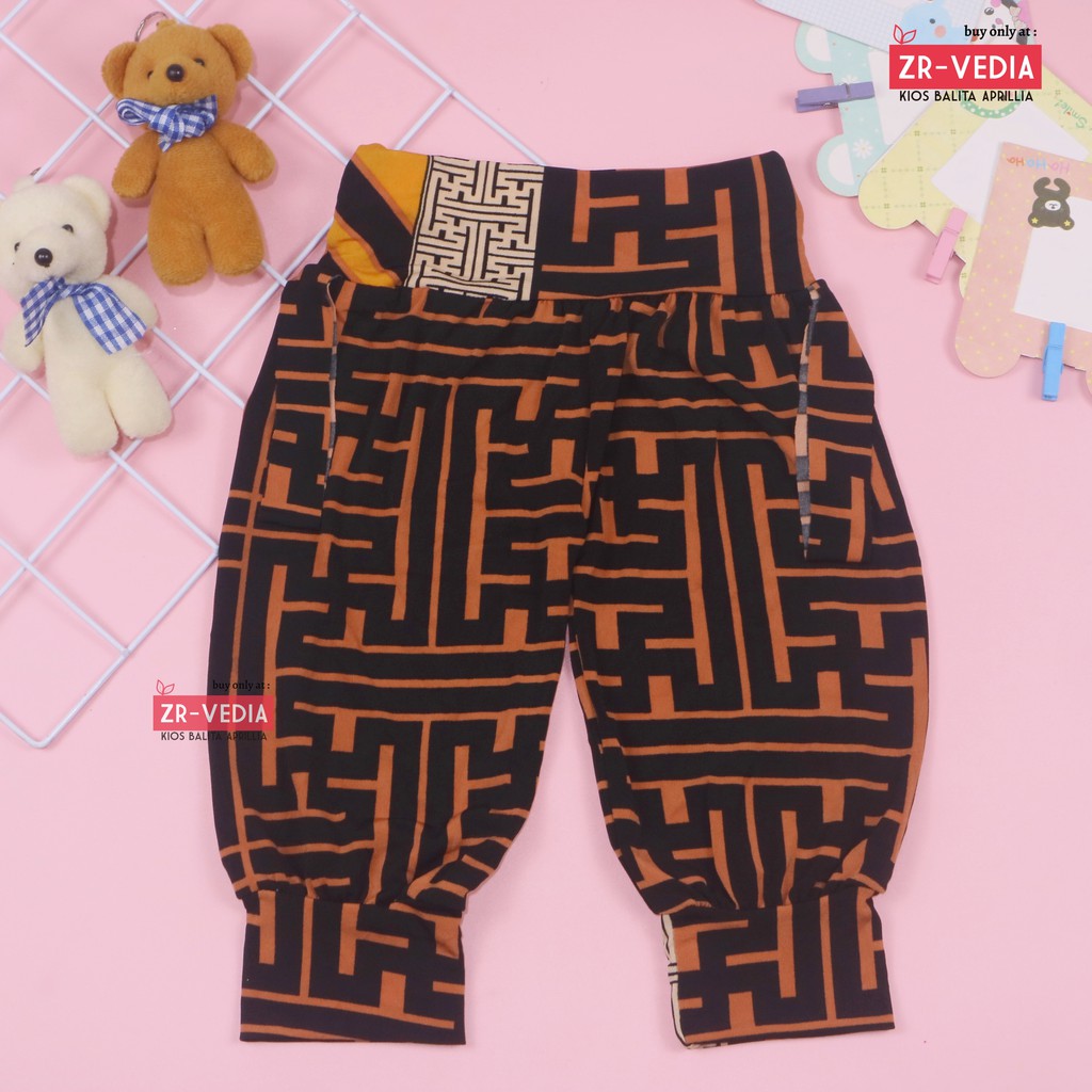 Aladin Carlissa Uk 1-2 Tahun / Celana Anak Perempuan Murah Panjang Pants Harian Motif Lucu Grosir0