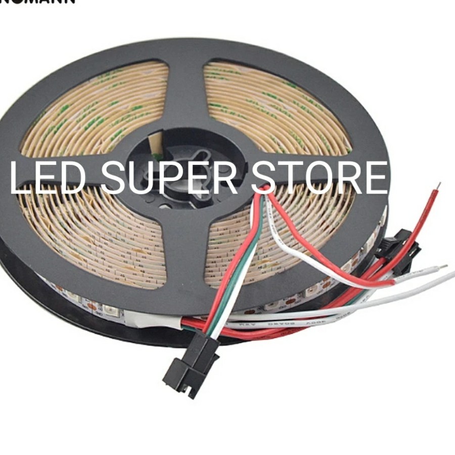 LED Strip Gerak WS2812 5V RGB | Ws 2812 5 Volt - 5 Meter IP20 non Waterproof