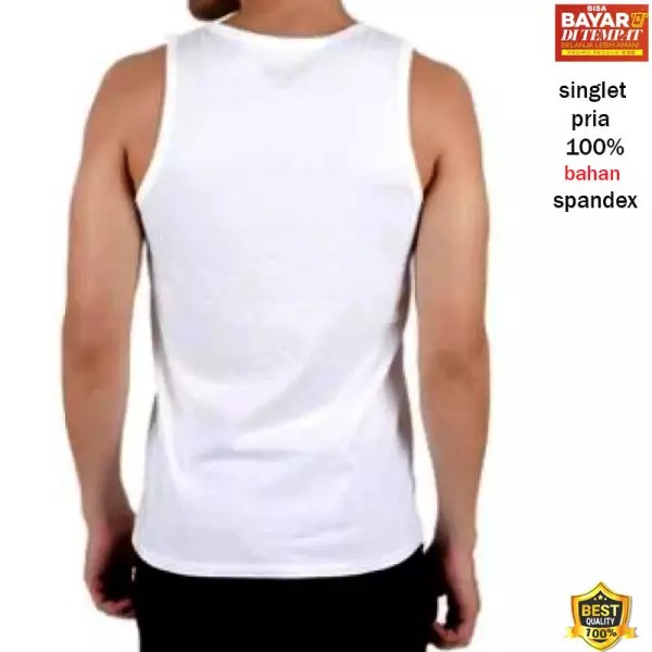 BAJU KAOS DALAMAN SINGLET laki laki  dalaman laki laki bahan berkualitas spandex