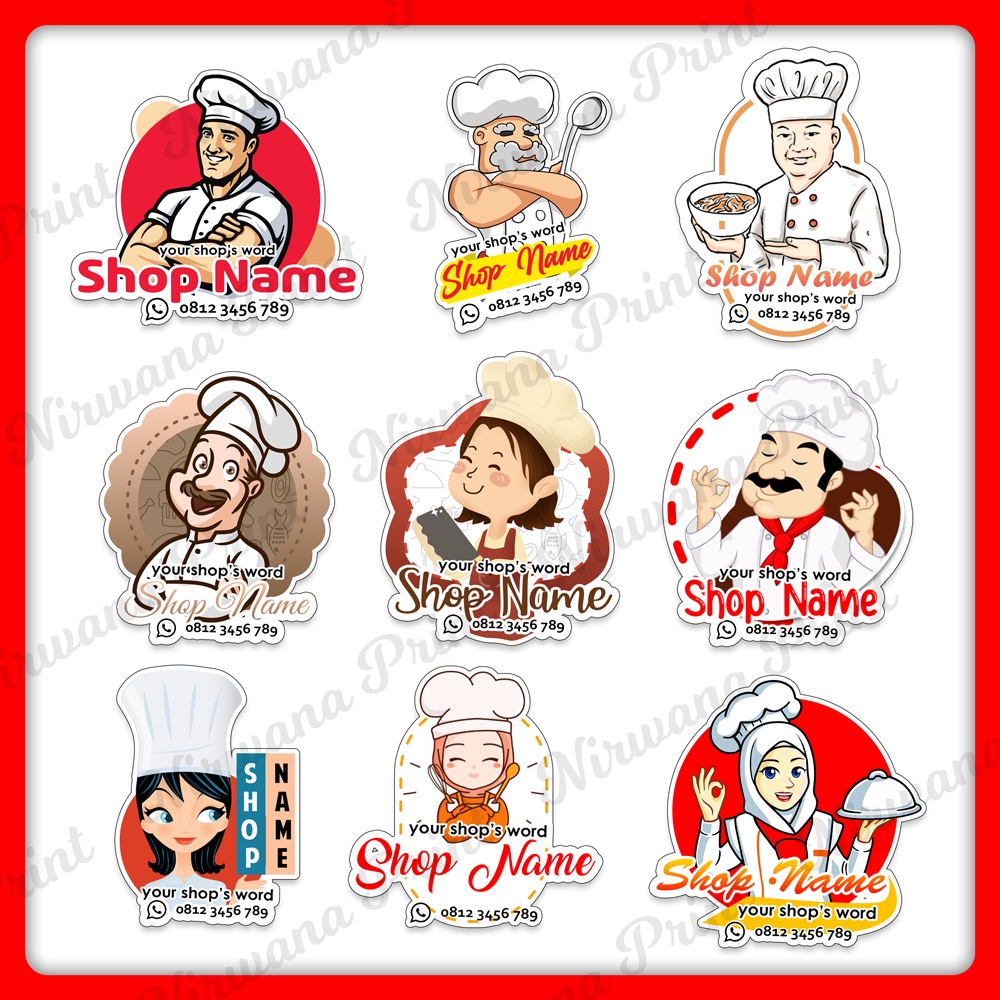 

STIKER LABEL MERK PRODUK GRATIS DESAIN
