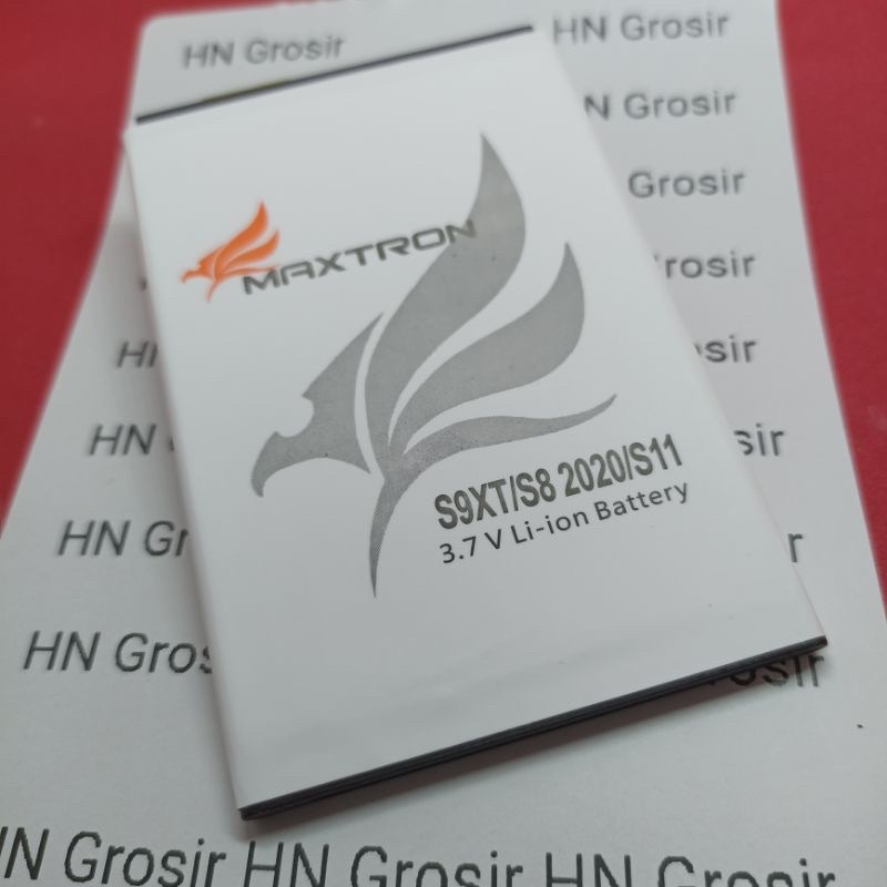 baterai batu batrai batre batt baterry hp Maxtron S9 X2 panjang 9.0cm lebar 6.0cm