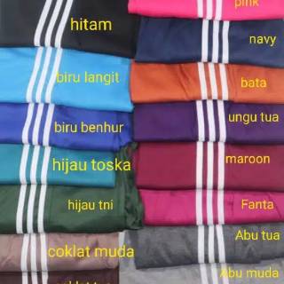 Training STANDAR dan SUPER JUMBO bahan Kaos Wanita dan Training STANDAR dan SUPER JUMBO bahan Kaos Wanita dan