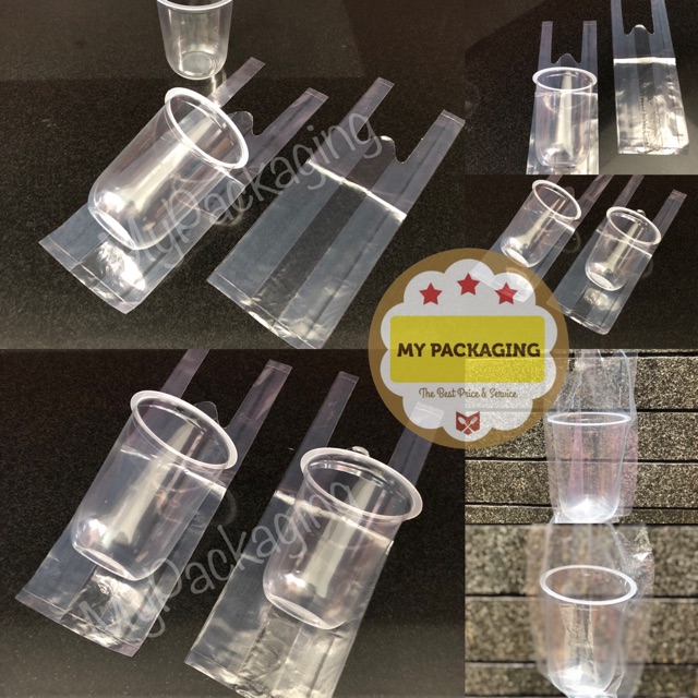 Kantong plastik BENING PE TEBAL 10x30 cm (1cup) - isi 30pcs
