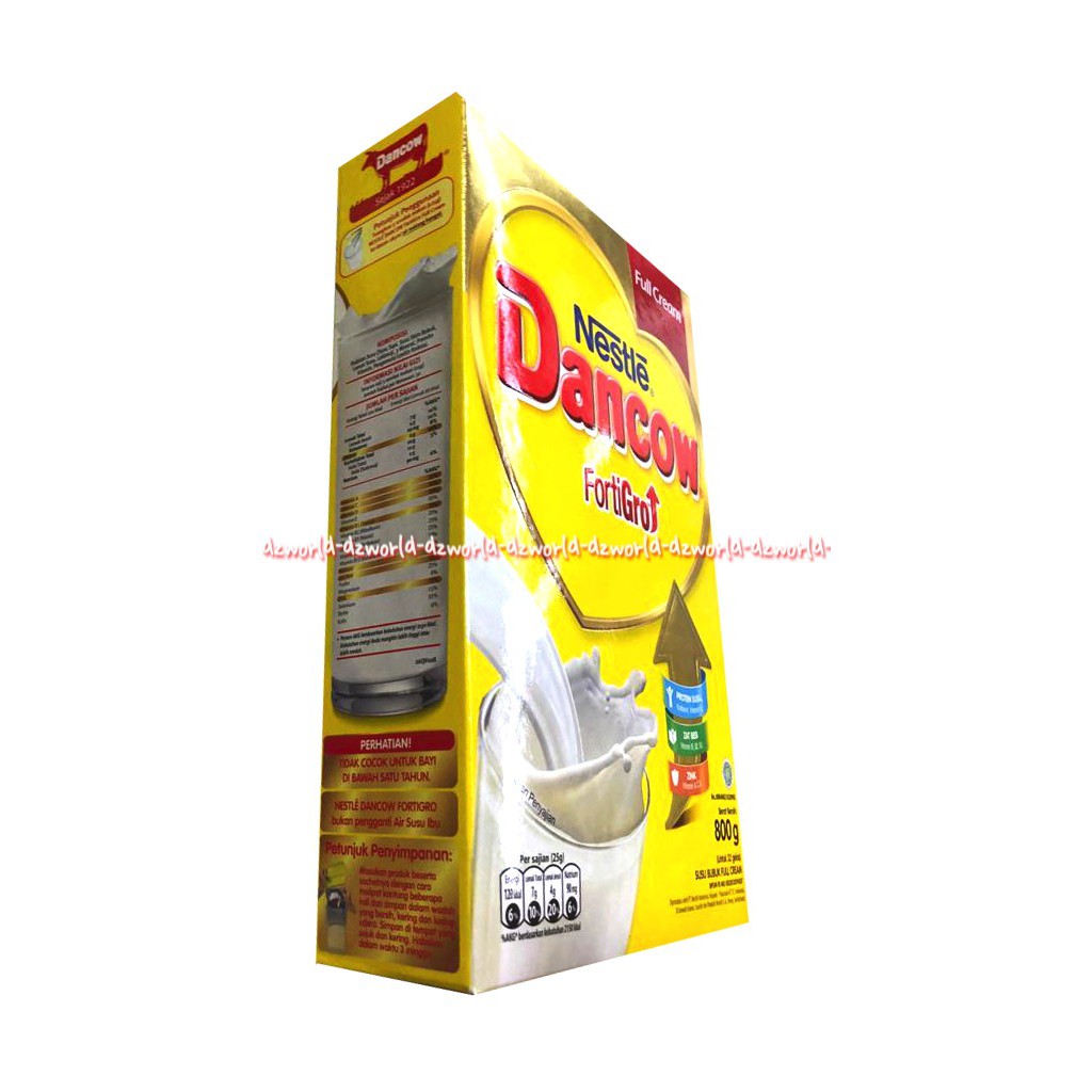 Dancow Fortigro 800gr Full Cream Instant Cokelat Susu Putih Coklat Instant Nestle Fortigo Susu Bubuk Dancow Kemasan Dus