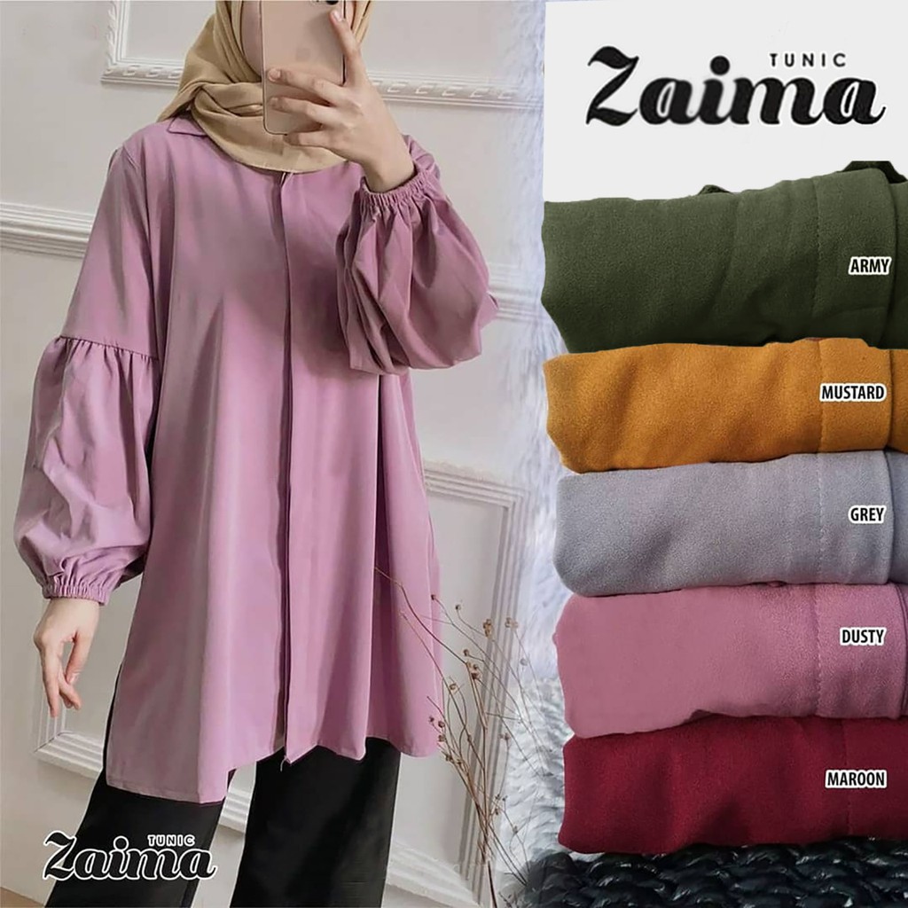 FASHION MUSLIM ATASAN TOP ZAIMA DMR