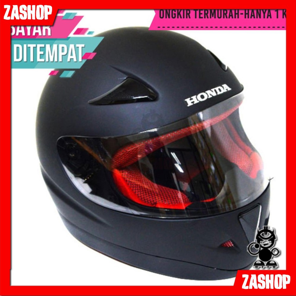 Best Seller Helmet Full Face Honda CBR Hitam Setara Helm KYT - Terbatas - AFO-0620-84