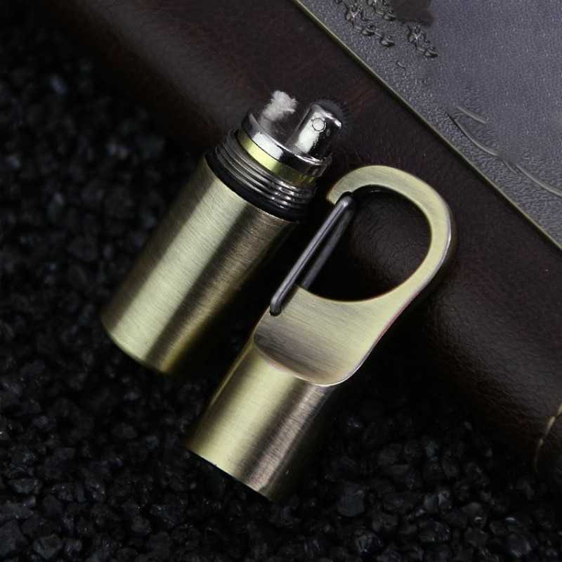 Aolikes Gantungan Kunci Korek Api Dolphin Lighter Waterproof - HY665-Silver