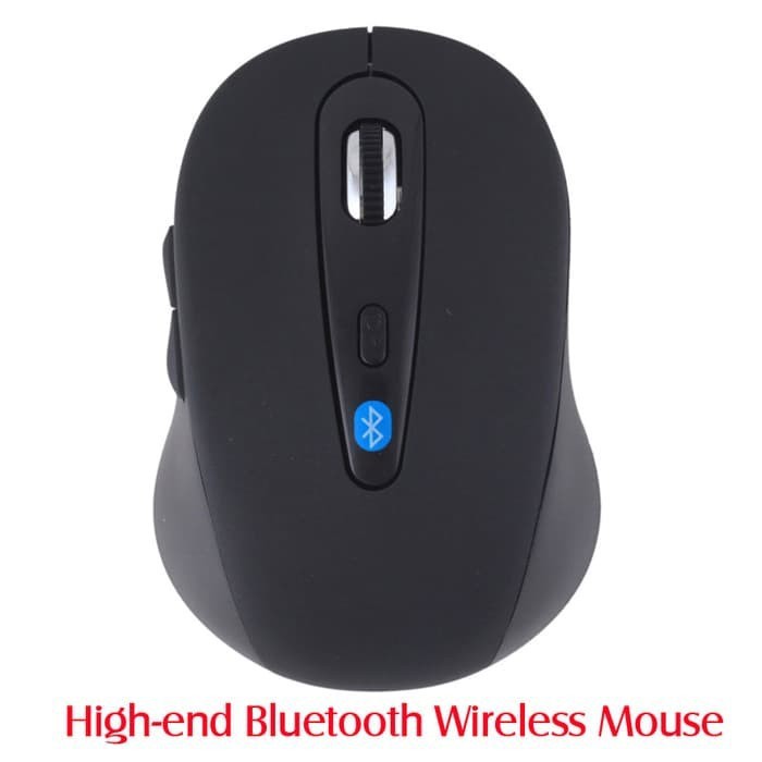 Mouse Bluetooth 3.0 2.4GHz 1600DPI - Black - Hitam