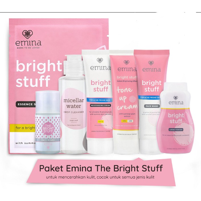 KINDSTORE❤ | PCS Emina Normal Bright Stuff SERIES