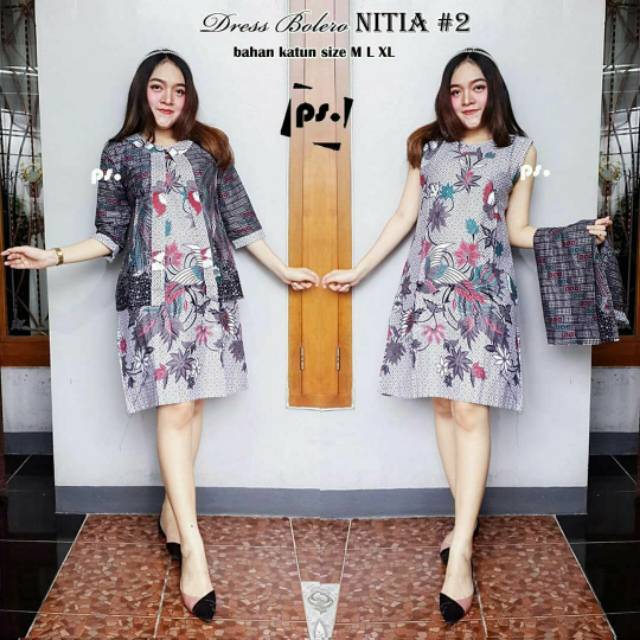 DRESS BOLERO NITIA 2 BATIK