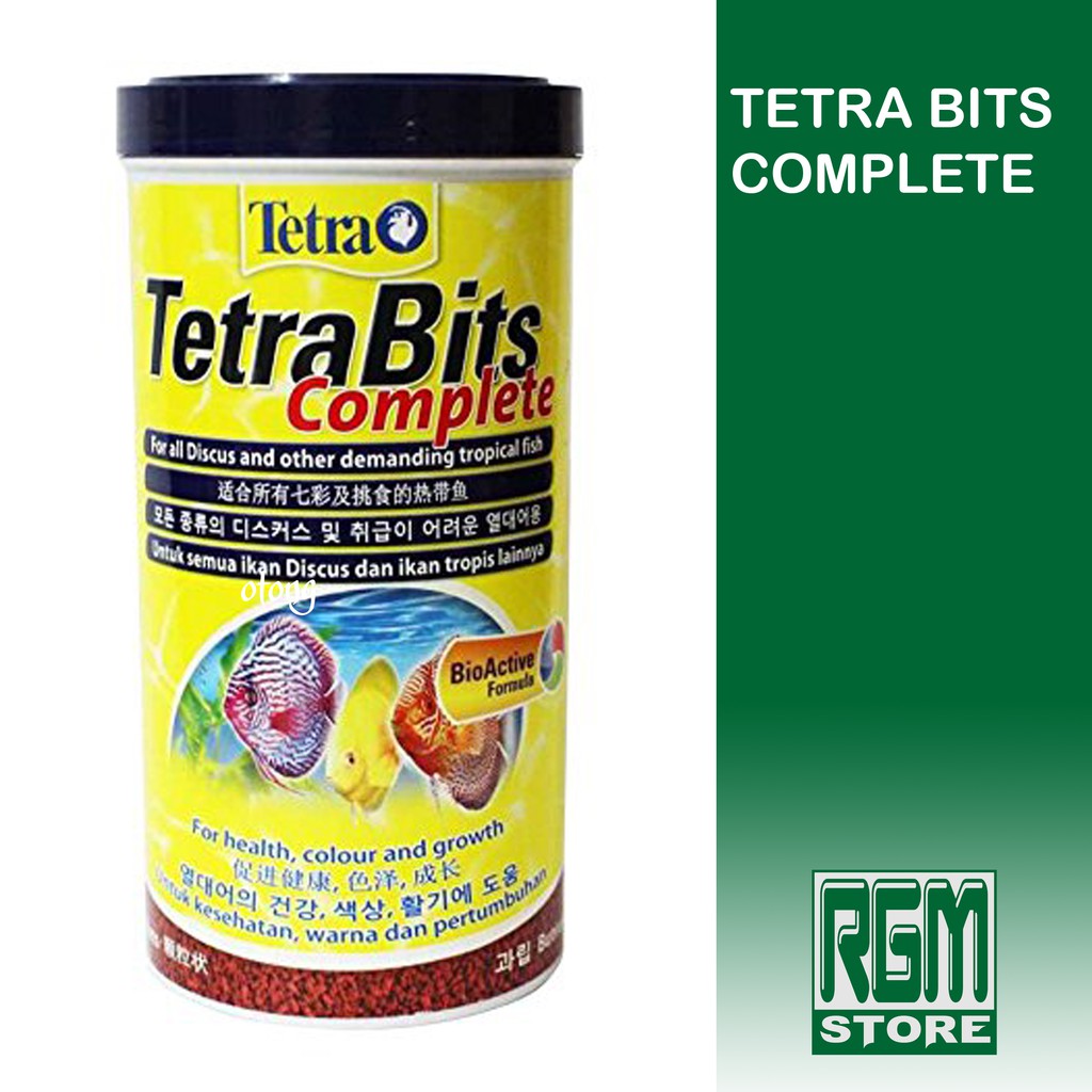 Tetra Bits tetrabits Complete Granules makanan pakan ikan aquarium