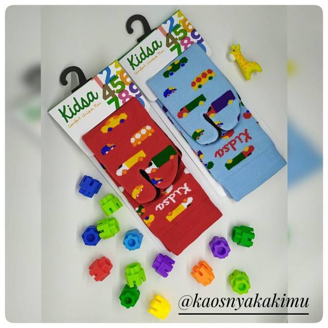 Kaos Kaki Jempol Anak Motif Kidsa Traveli by Kanik