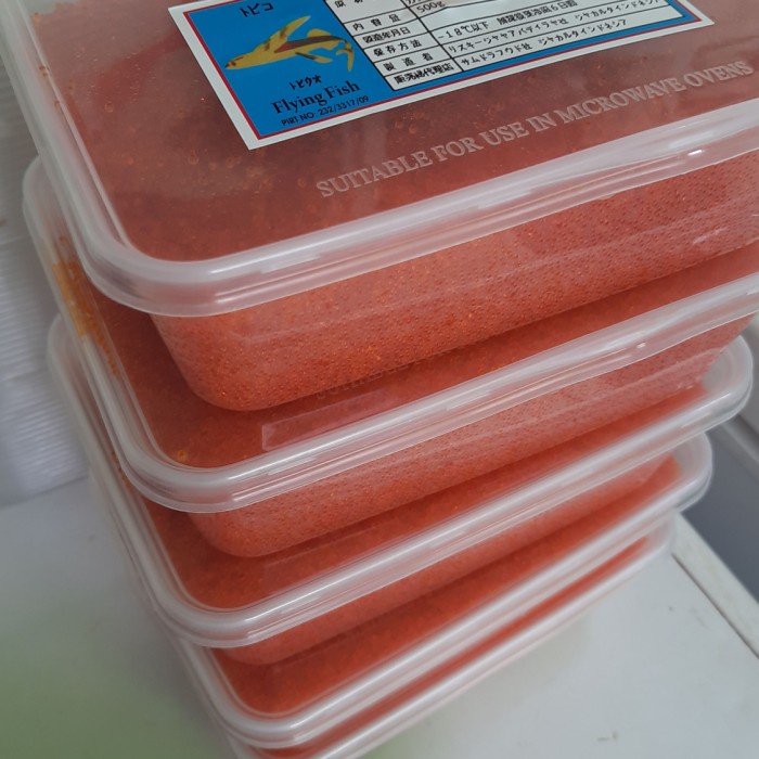 

tobiko orange telur ikan terbang