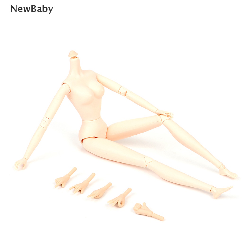 Newbaby Mainan Boneka Perempuan Dengan 28 Sendi Dapat Digerakkan Ukuran 28cm