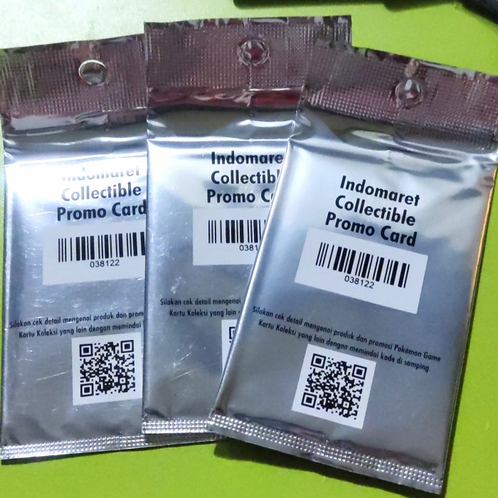 Produk Unggulan Kartu Pokemon Indonesia - Promo Indomaret Sealed Card Pack Sale