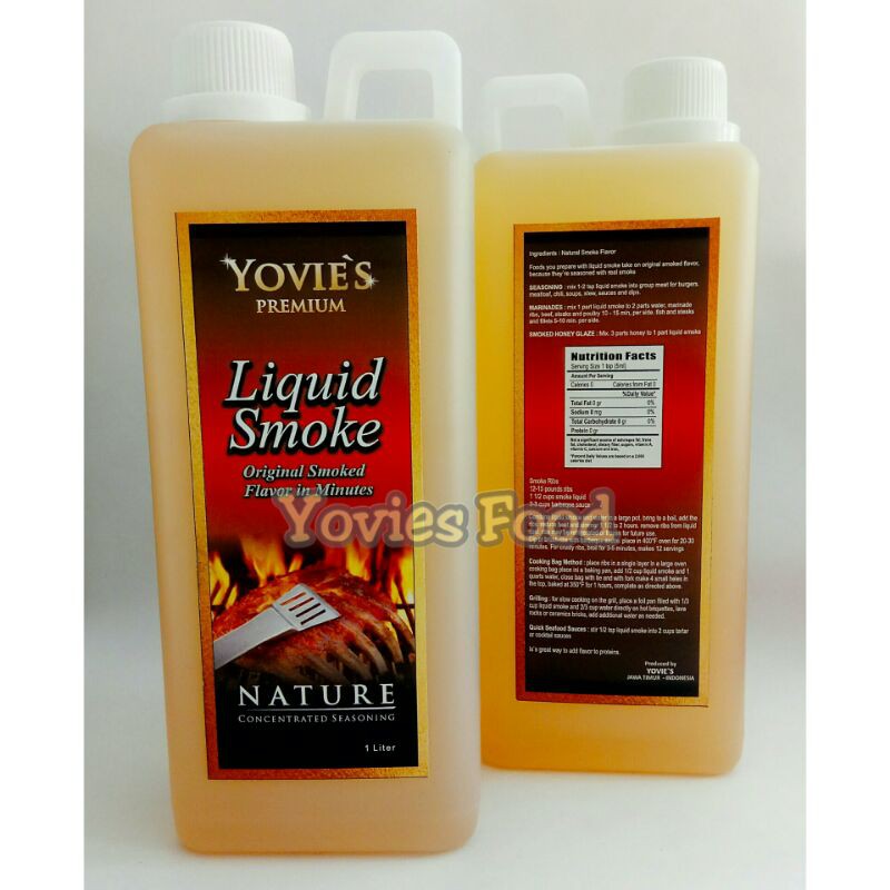

Liquid Smoke 1 Liter Perisa BBQ Bumbu Bakar Panggang Aroma Asap Food Grade