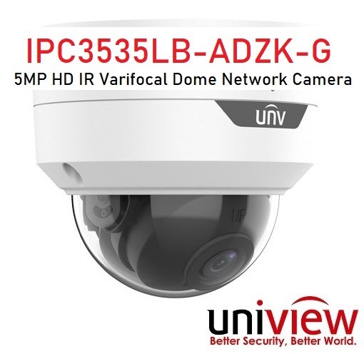 Ip Cam CCTV UNIVIEW Varifocal IPC3535LB-ADZK-G 5MP