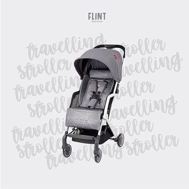 Diono stroller cabin size tinggal tarik Traverze travel untuk newborn baby bayi anak koper trolley