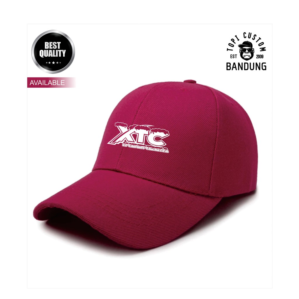 Topi Baseball  XTC Pria Wanita Topi Jaring Jala XTC Baseball Cap Bisa Tulis Nama Bisa COD Gratis Masker Original High Premium Quality