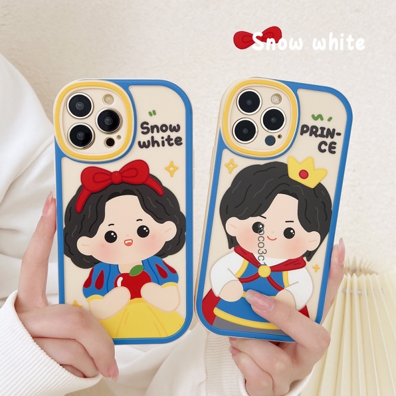Soft case Motif Kartun Snow white Untuk iphone 13 12 11 Pro Max XS XR 8plus iphone 12pro12pro Max 7 8 Plus X XS XR XSMAX