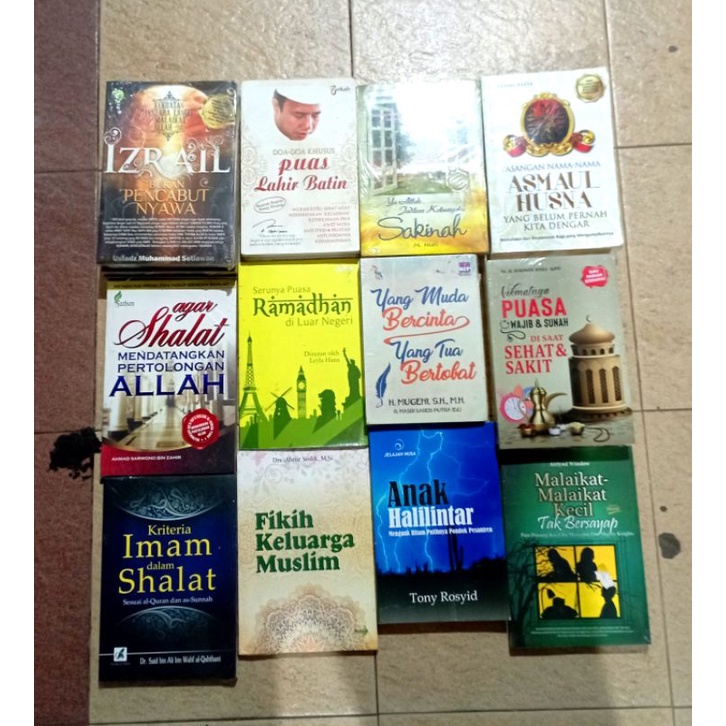 (OBRAL ) BUKU MURAH / BACAAN ISLAMI / MOTIVASI ISLAMI / AGAMA ISLAM / BACAAN ISLAM / INSPIRASI ISLAM
