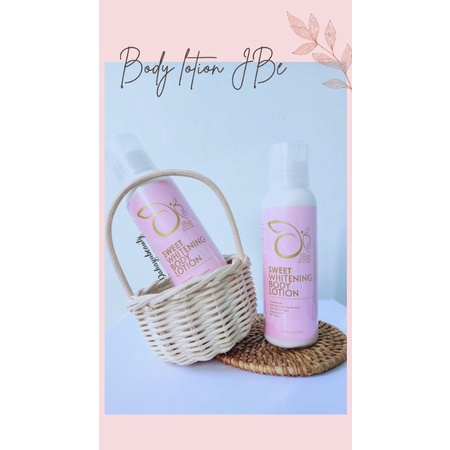 JBE SWEET WHITENING BODY LOTION