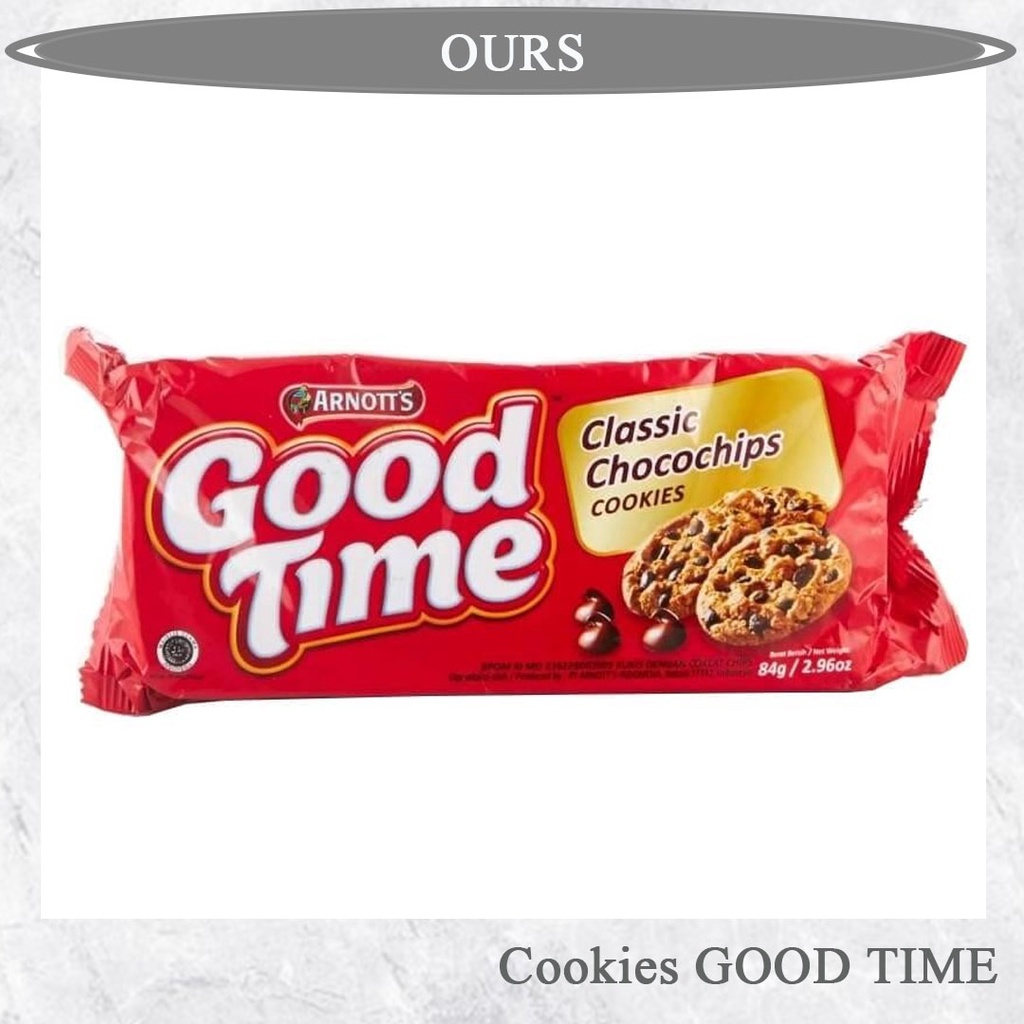 

Good Time Cookies Classic / DOUBLE CHOCO / COFFEE / RAINBOW / CHOCO DIP 84gr OURSHOPNOW