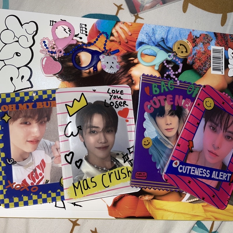 Acrylic photocard holder pc poca holder kpop