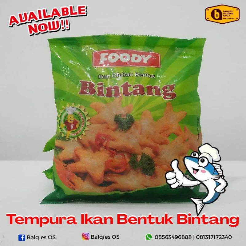 Tempura Bintang Foody 500gr