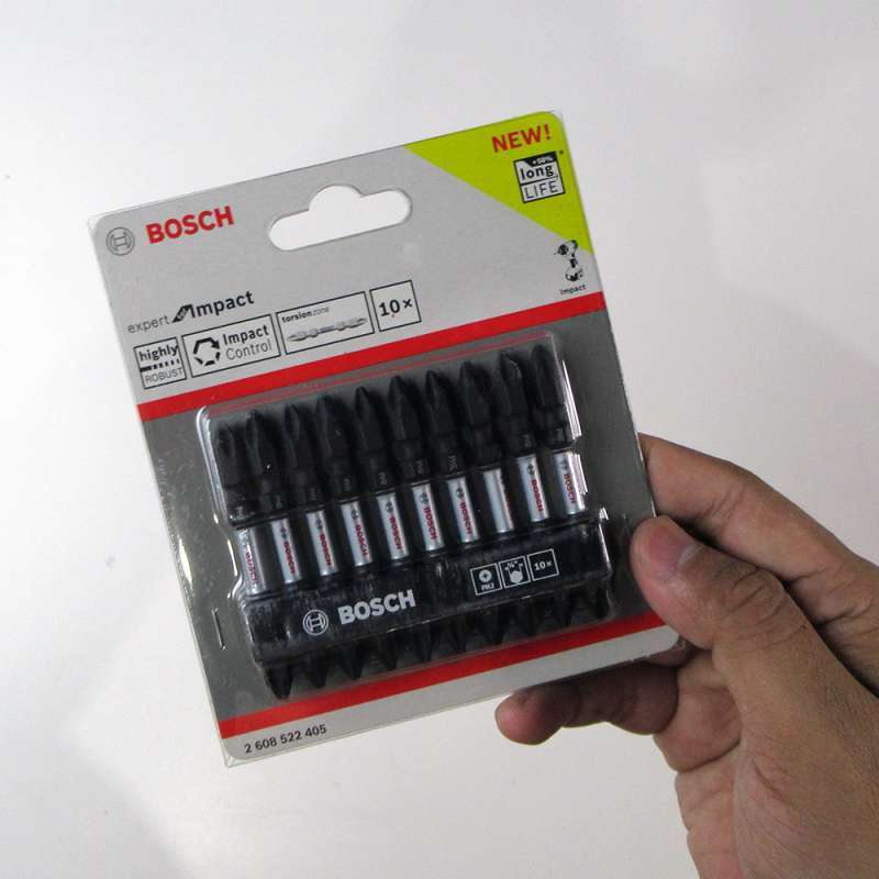 BOSCH MATA OBENG GYPSUM IMPACT PH2 6x65 (+/+) (10pcs)