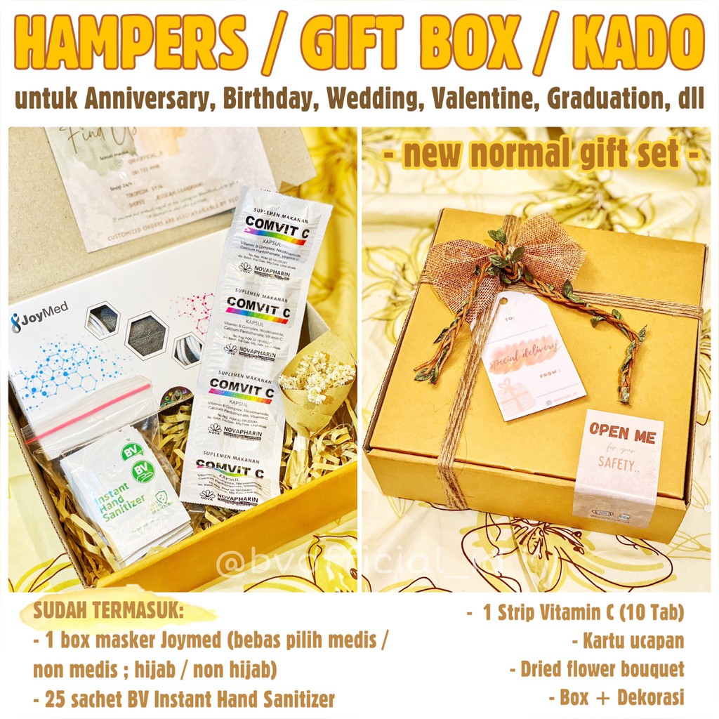 

New Normal Gift Set - Hampers / Kado / Gift Box untuk Birthday, Kado Ultah, Anniversary, Graduation