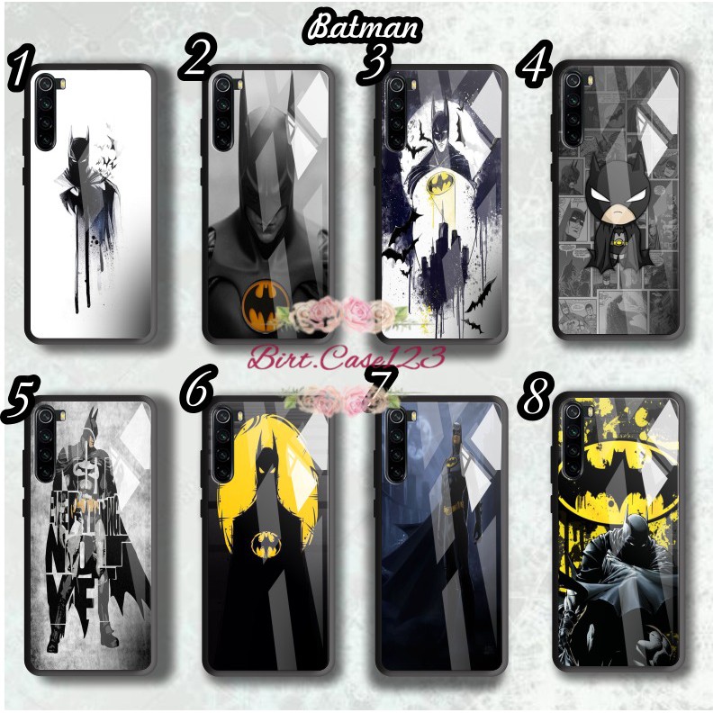 Case casing softcase silikon Gambar Batman back case glass oppo samsung vivo xiaomi realme All type