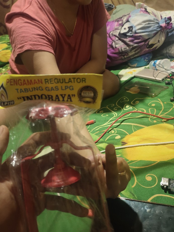 Alat Pengaman Regulator Winn Gas Quantum Miyako Pengencang Tabung Gas Anti Bocor