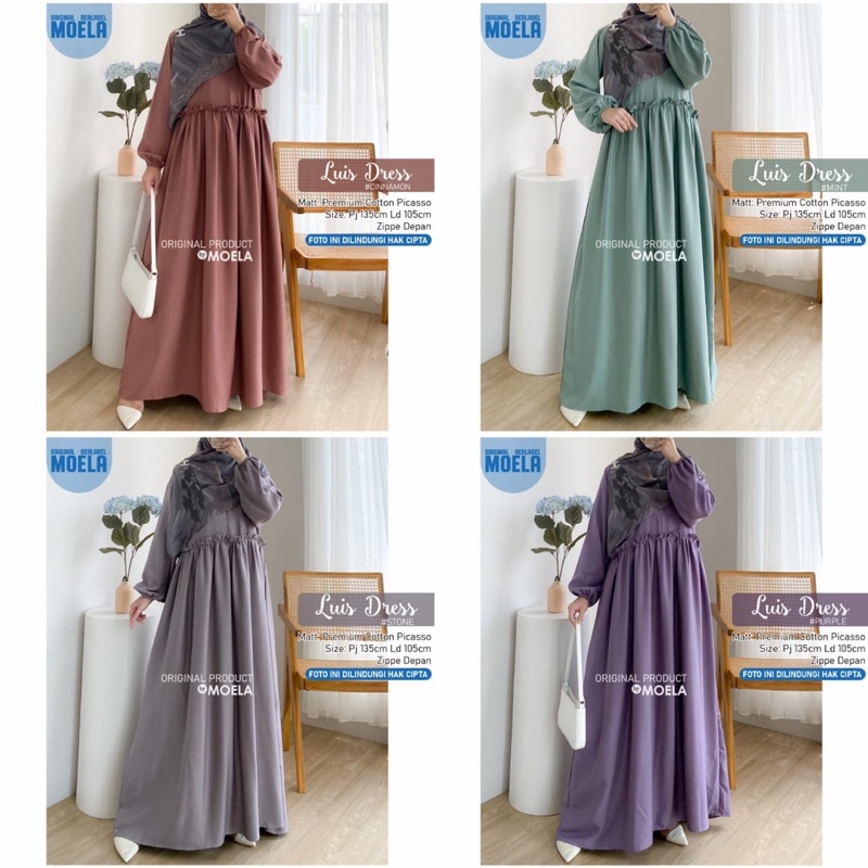 Zeta Dress Ori by Moela