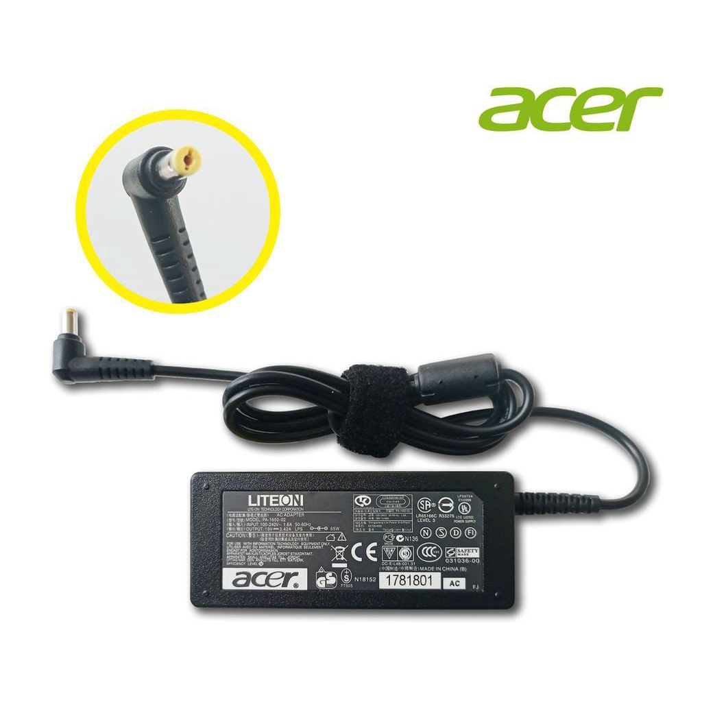 ADAPTOR CHARGER LAPTOP ACER (5.5X1.7) 19V 3.42A