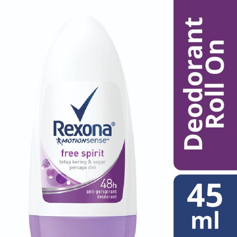 REXONA DEODORANT 45ML/ROLL ON WOMEN