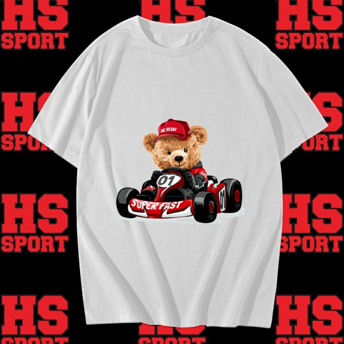 KAOS BEAR - BAJU BERUANG - TSHIRT BEAR - BAJU BEAR MAIN GOCART