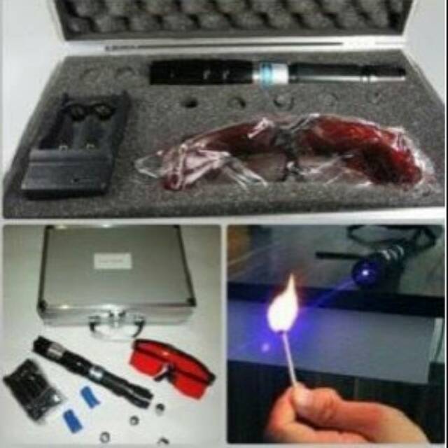 Laser pointer bisa membakar