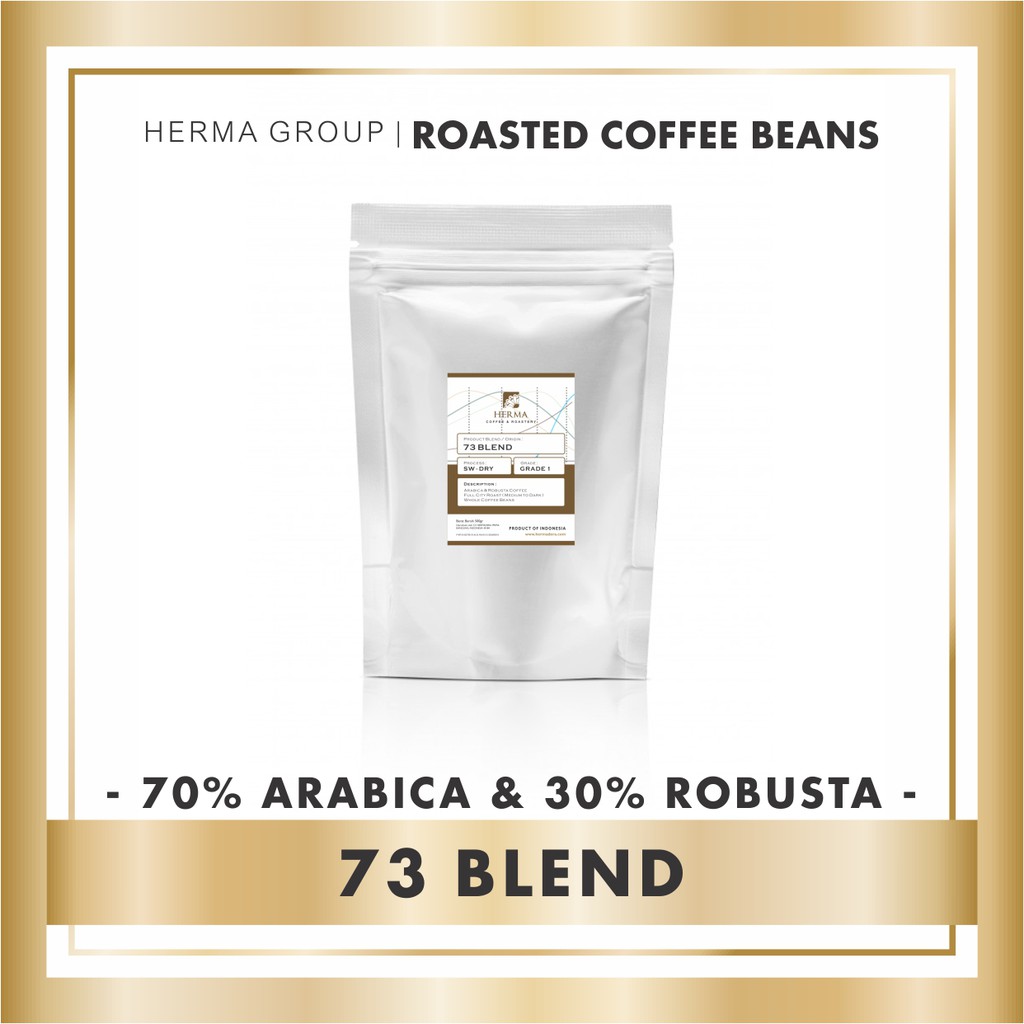 

73 Blend (70% Arabica, 30% Robusta) Roasted Coffee 500gr