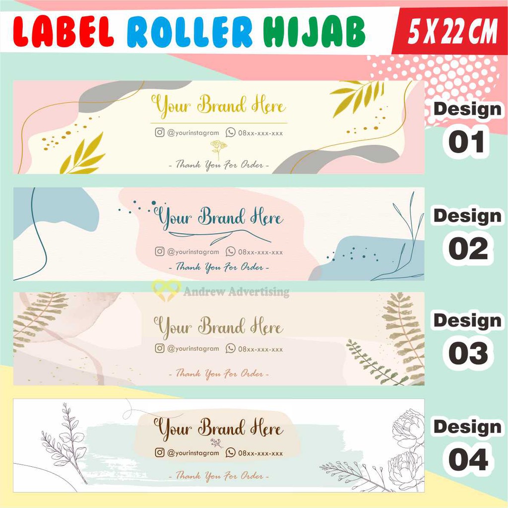 ROLLER HIJAB / LABEL PENGIKAT HIJAB