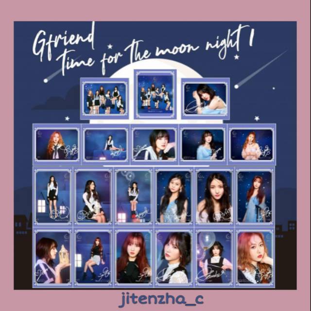 SIGNED POLAROID GFRIEND TIME FOR THE MOON NIGHT