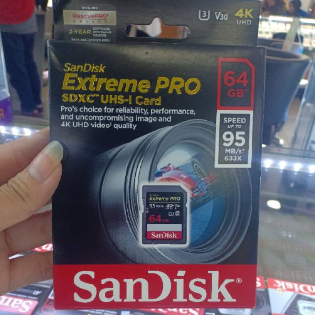 Sandisk Extreme Pro SD 64GB