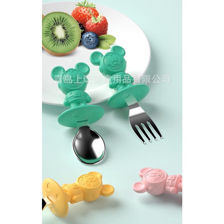 Sendok garpu makan anak/ Sendok makan set stainless steel original disney