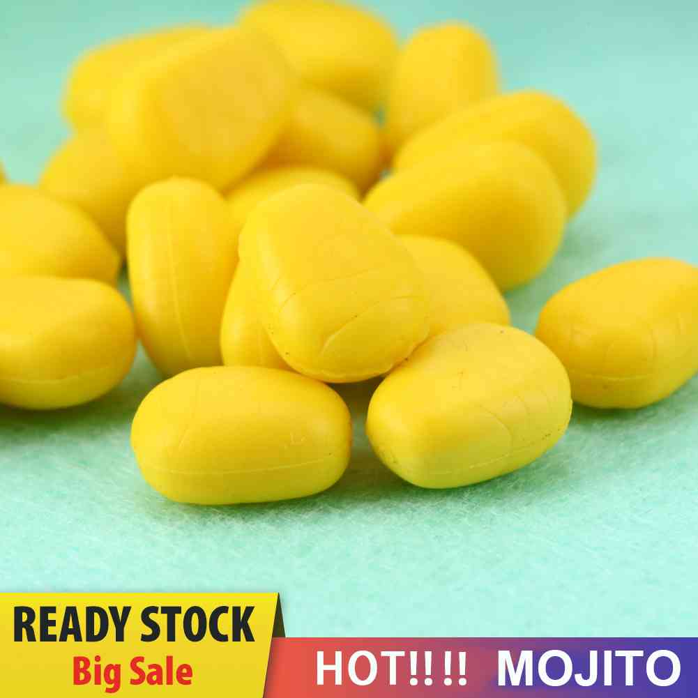 20pcs / Lot Umpan Pancing Bentuk Jagung Imitasi Bahan Lembut