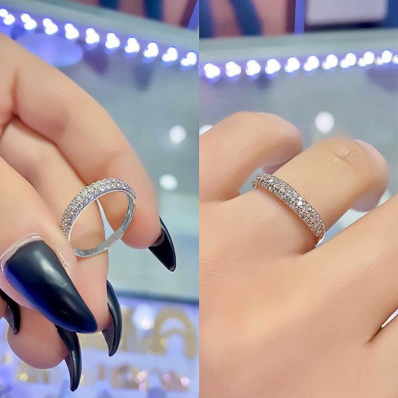 Perhiasan Cincin Jari Wanita Model Simple Serbaguna Untuk Aksesoris Pesta