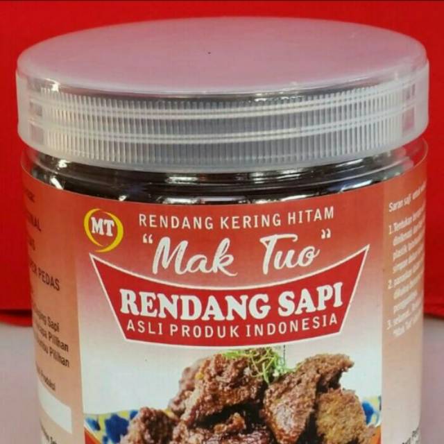 

Rendang Kering Hitam "Mak Tuo