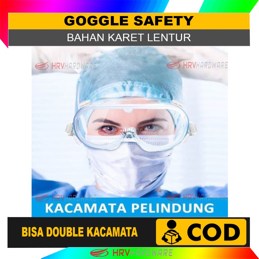 Kacamata safety goggles/google/kacamata gogle/anti virus